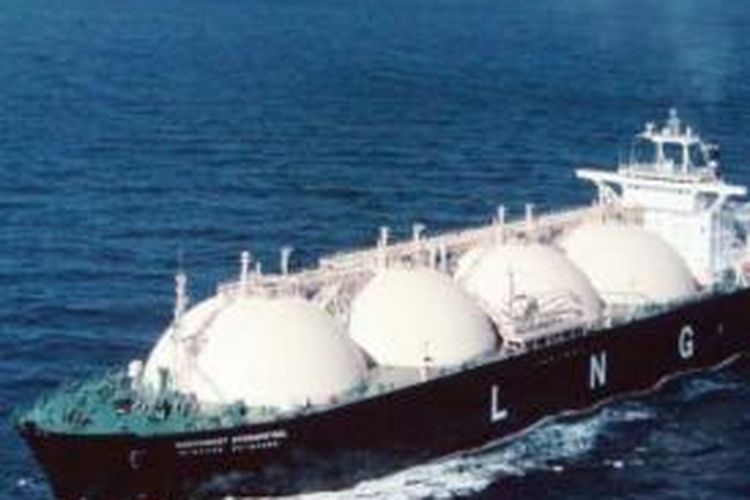 ILUSTRASI: Kapal floating LNG