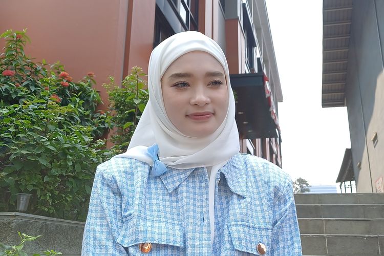 Selebgram Inara Rusli saat ditemui di daerah Tendean, Jakarta Selatan, Senin (11/9/2023).