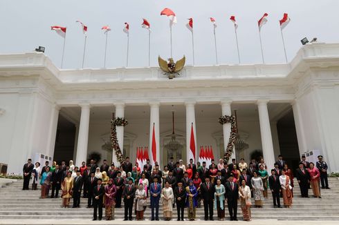 Jokowi Pertahankan 16 Anggota Kabinet Kerja dalam Kabinet Indonesia Maju