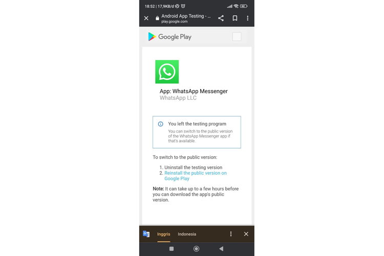 WhatsApp Beta 