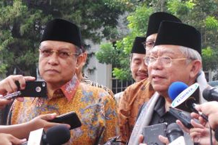 Rais Am PBNU KH. Ma'ruf Amin dan Ketum PBNU KH. Said Aqil Siraj