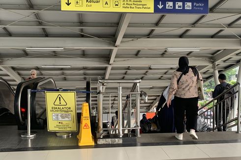 Eskalator Stasiun Bekasi Rusak sejak 2023, BTP Jakarta: Pertengahan Februari Sudah Beroperasi