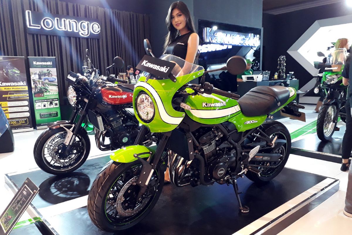 Kawasaki Z900RS Cafe di IIMS 2018.