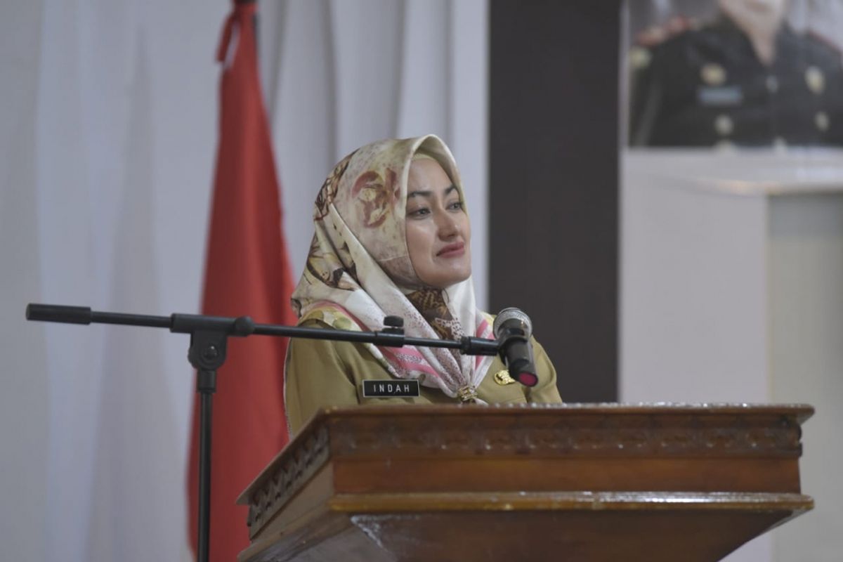 Acara sosialisasi yang diselenggarakan Kejaksaan Luwu Utara mendapat apresiasi Bupati Luwu Utara Indah Putri Indriani, Selasa (12/2/2019).