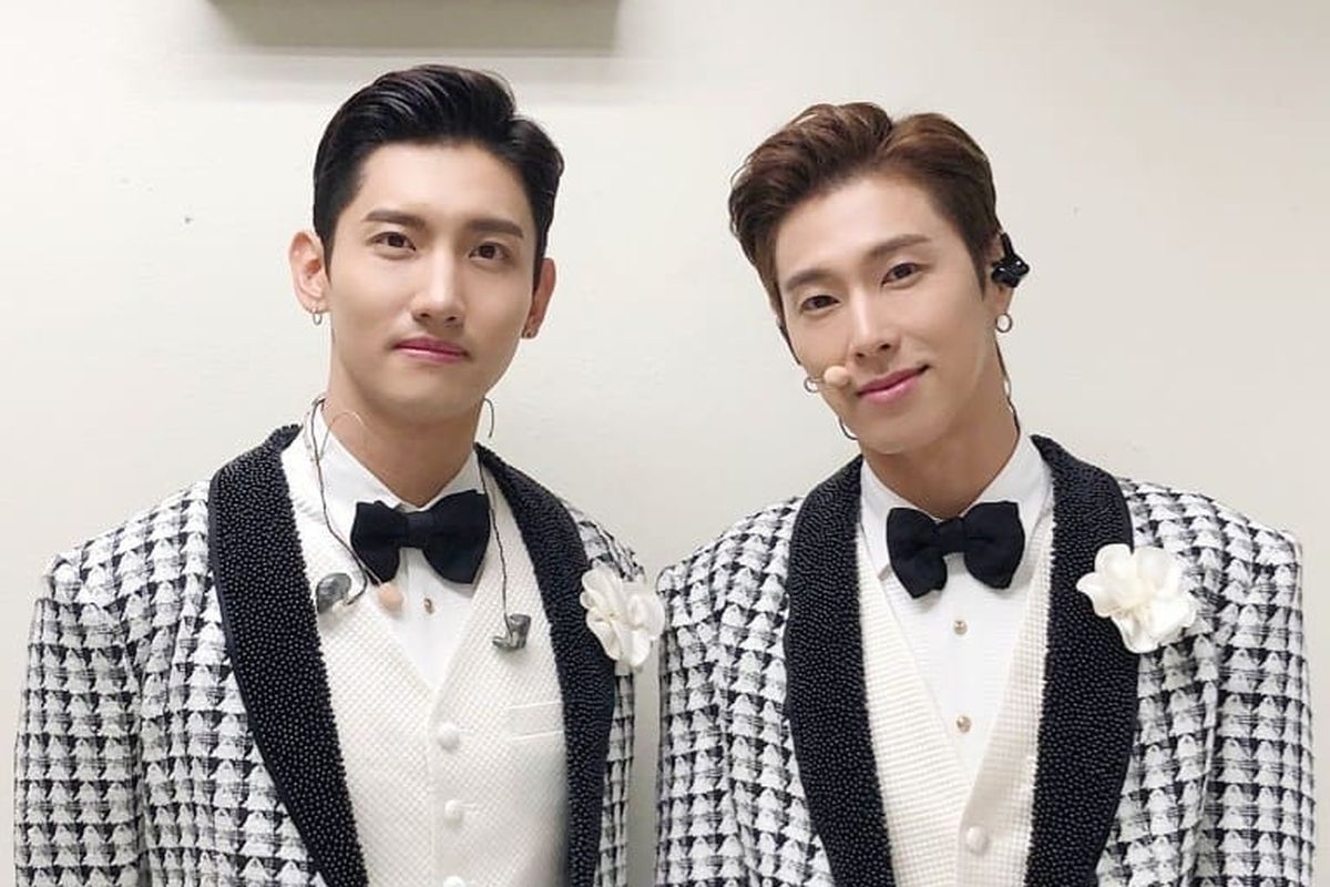 Duo K-pop, TVXQ, yang akan menggelar konser di ICE BSD, Tangerang, pada 31 Agustus 2019.