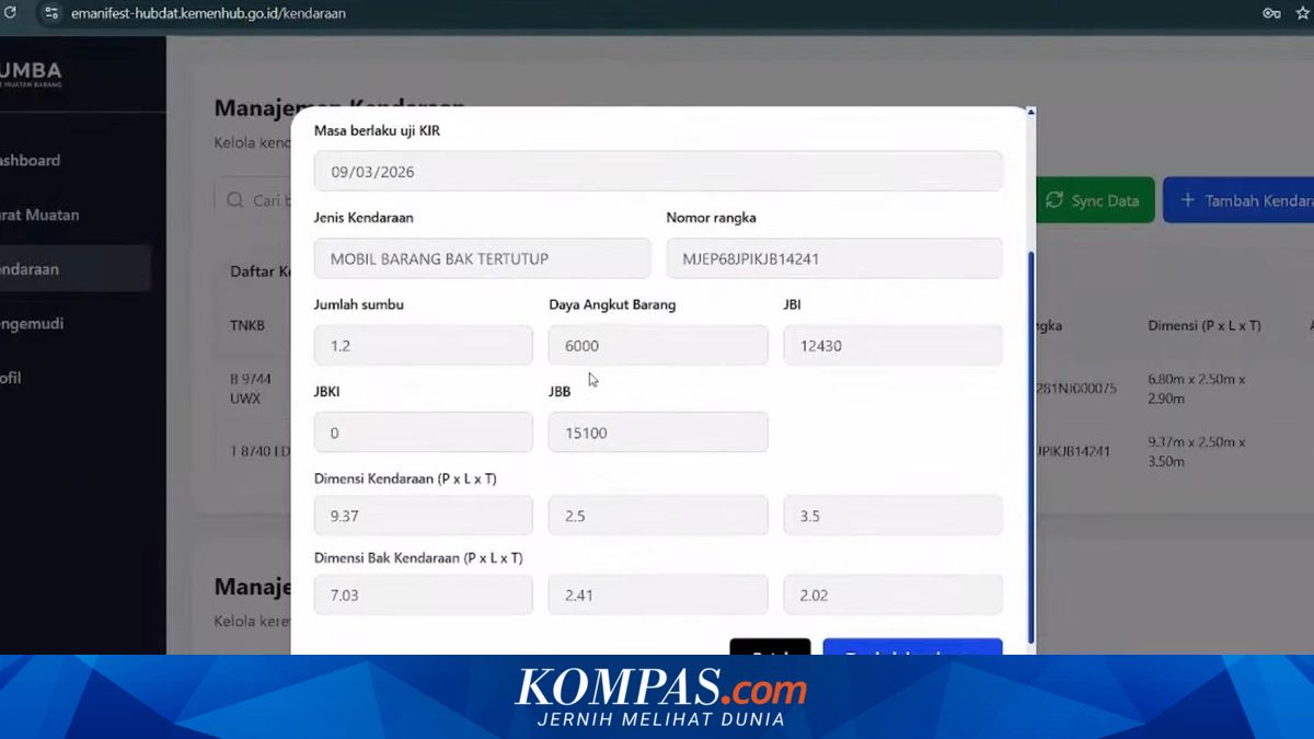 Kemenhub Luncurkan Aplikasi SUMBA untuk Digitalisasi Manifest Angkutan Barang