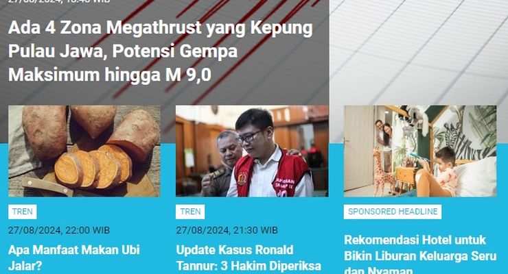 [POPULER TREN] 4 Zona Megathrust yang Kepung Pulau Jawa | Analisis Gempa Gunungkidul M 5,8