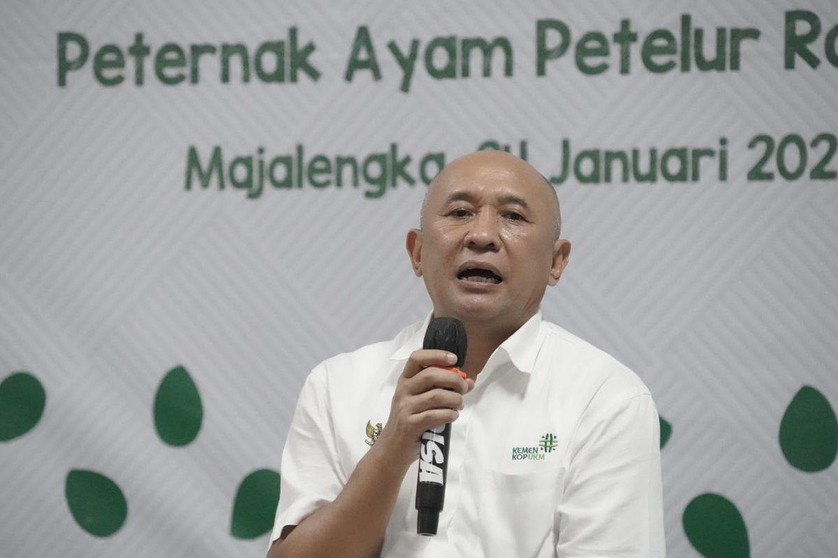 Menteri Teten dalam acara Kunjungan Kerja ke Sentra Penetasan Ayam Petelur Ciremai Group dan Dialog dengan Anggota Ciremai Group di Kabupaten Majalengka, Jawa Barat, dikutip Kompas.com dalam siaran resminya, Selasa (25/1/2022). 