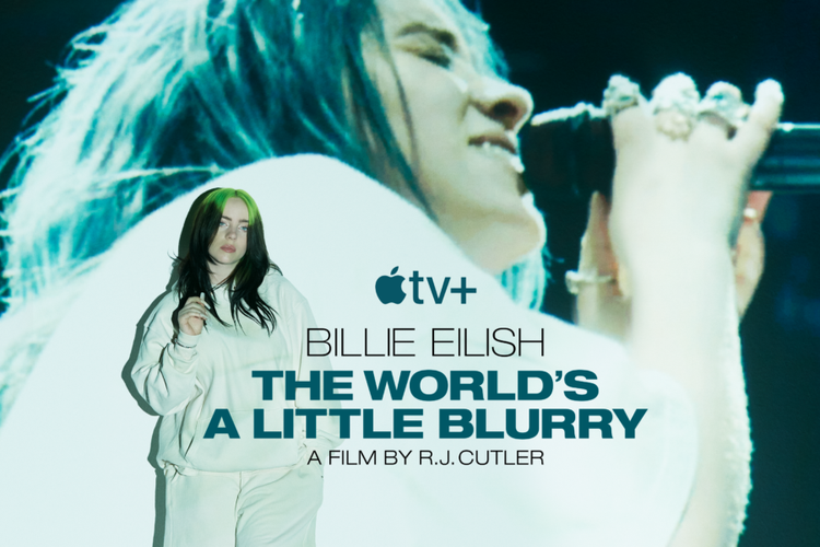 Poster film dokumenter Billie Eilish: The World's a Little Blurry