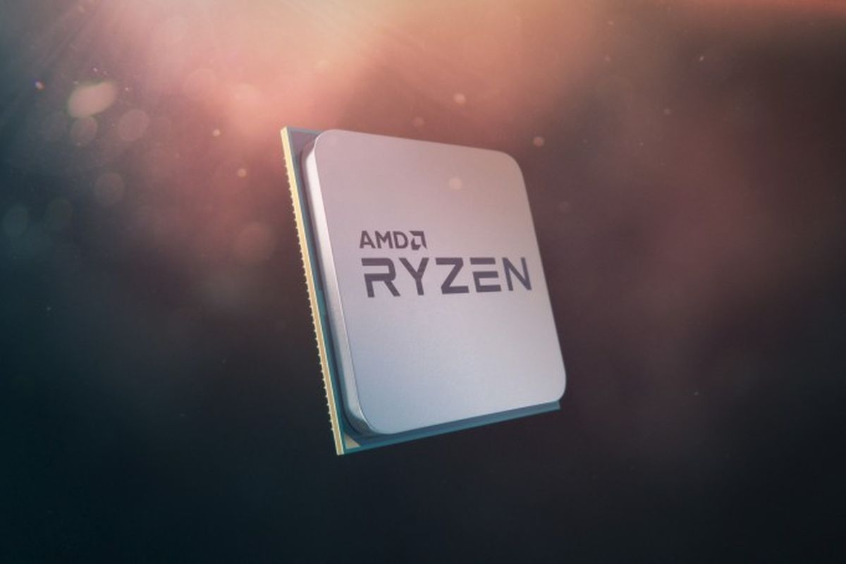 Ilustrasi prosesor AMD Ryzen