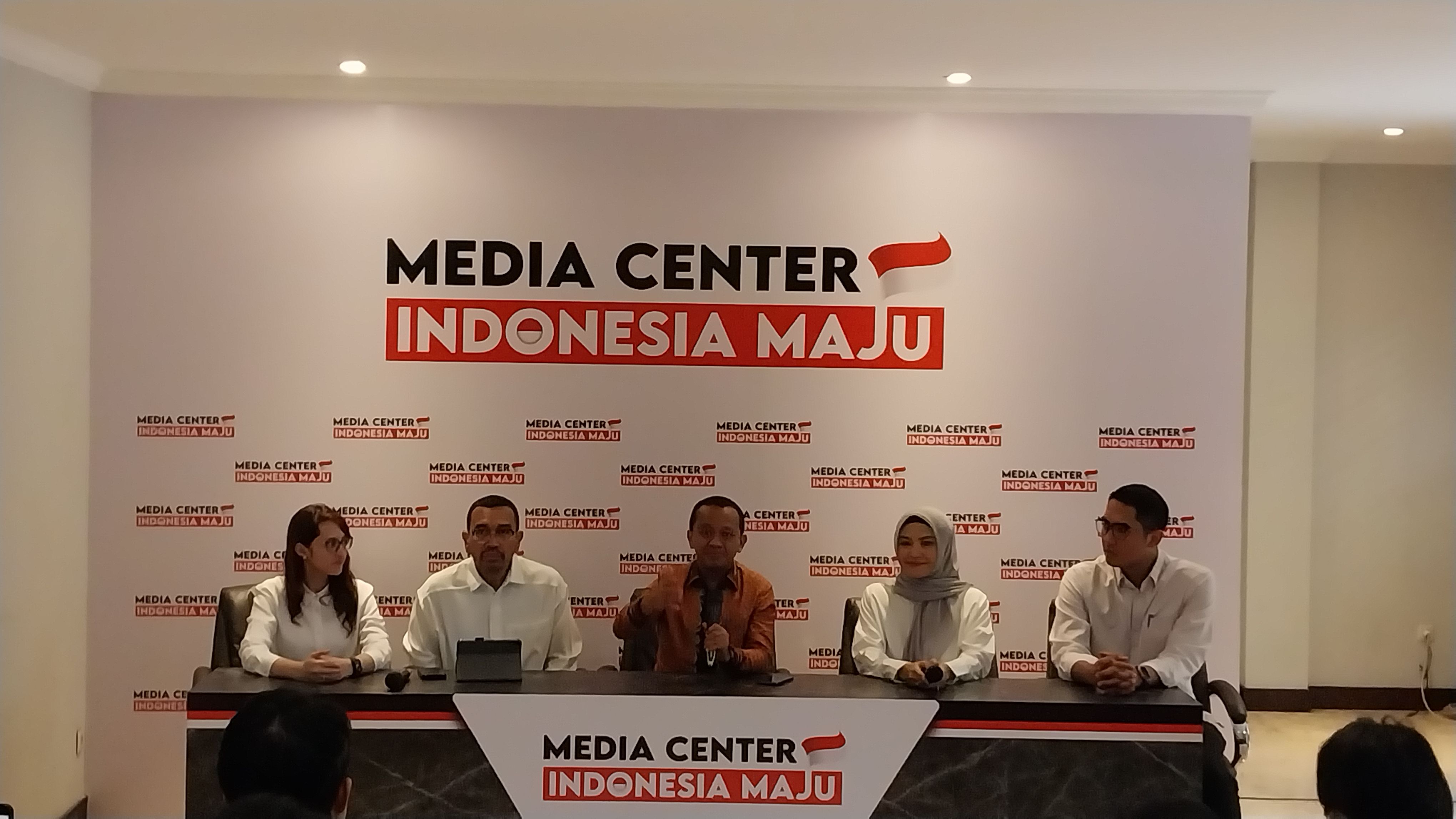 Menteri Bahlil Resmikan Media Center Indonesia Maju, Antisipasi Tahun Politik