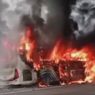 Bus Pelangi Hangus Terbakar di Tol Kualanmu Usai Ditabrak  Hilux, Ini Kronologinya