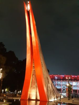 Kaldron api di Gelora Bung Karno (GBK).