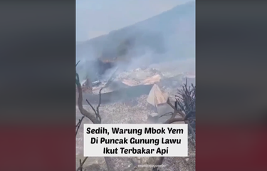 Warung Mbok Yem dikabarkan terbakar