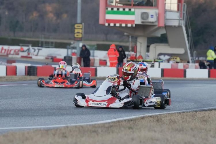 Qarrar Firhand Masuk 10 Besar di WSK Championship Cup Round 1,
