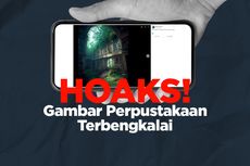 INFOGRAFIK: Foto Perpustakaan Terbengkalai Ini Hasil Rekayasa AI