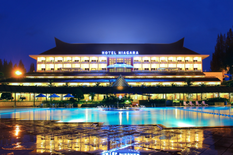 Hotel Niagara di dekat Danau Toba, Sumatera Utara (Tangkapan layar www.niagaralaketoba.com)