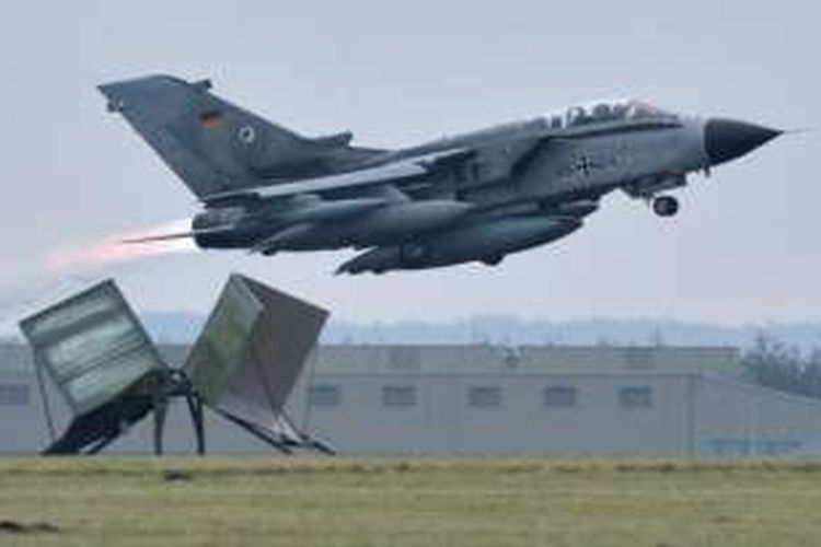 Salah satu jet tempur Tornado milik AU Jerman.