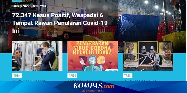 [POPULER TREN] 6 Tempat Rawan Penularan Covid-19 | Update Proses Penularan dan Pencegahan Virus Corona