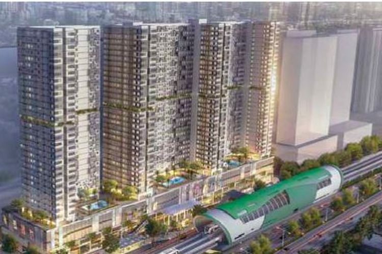 Hunian Berkonsep TOD LRT City Bekasi- Green Avenue Ditawarkan Seharga Mulai Rp 450 Jutaan