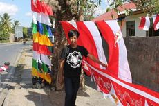 Jual Bendera di NTT, Pemuda Asal Garut Ini Raup Rp 1,5 Juta Per Hari