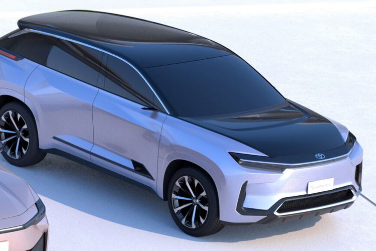 Mobil konsep Toyota bZ Large SUV yang diprediksi menjadi basis SUV listrik bZ5X