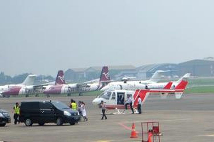 Bisnis carter helikopter lewat bandara Halim Perdanakusuma, Jakarta.
