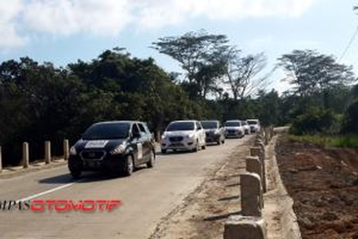 Jalur Sangatta-Miau Baru-Tanjung Redeb menjadi yang paling ekstrem dilalui rombongan Datsun Risers Expedition.