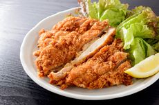 Resep Chicken Katsu dan Salad Sayuran Hijau ala Restoran