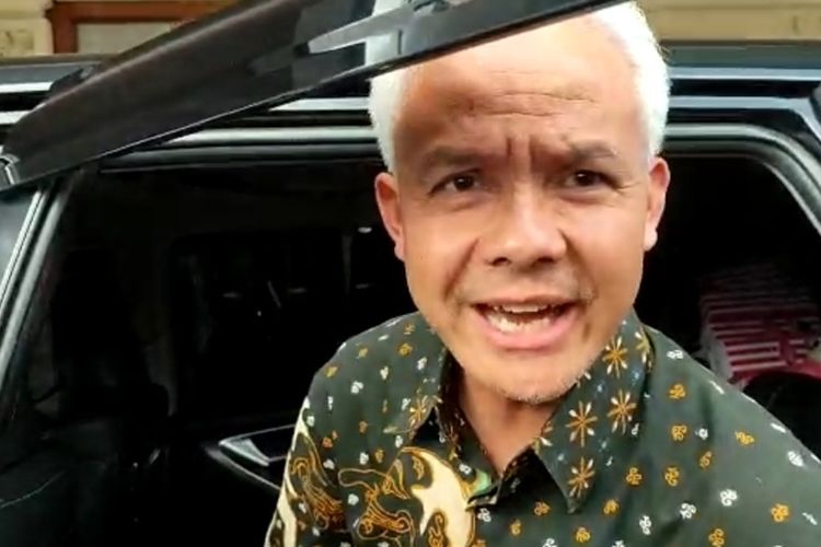 Gubernur Jawa Tengah Ganjar Pranowo saat ditemui di Hotel Santika Semarang, Jawa Tengah