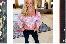 Britney Spears Pamer Perut Setelah Umumkan Kehamilan Anak Ketiga