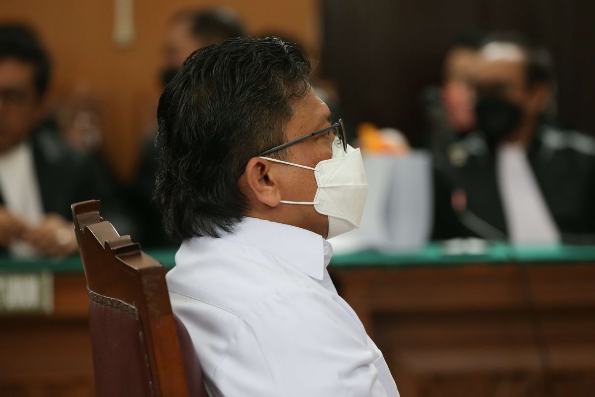 Terdakwa kasus pembunuhan berencana Brigadir Nofriansyah Yosua Hutabarat atau Brigadir J, Ferdy Sambo menjalani sidang pembacaan tuntutan di Pengadilan Negeri Jakarta Selatan, Selasa (17/1/2023). Ia dituntut hukuman penjara seumur hidup oleh Jaksa Penuntut Umum