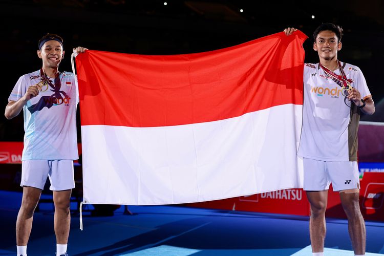 Bangganya Fajar/Fikri Juara Japan Open di Momen 1 Tahun Kebersamaan