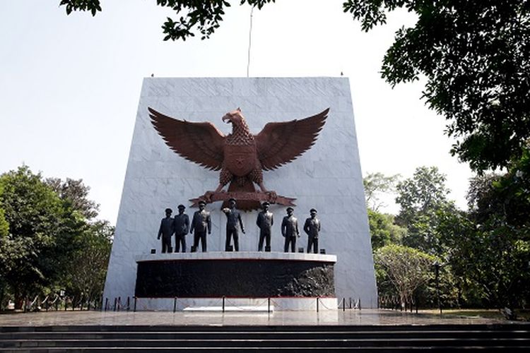 Monumen Pancasila Sakti, Lubang Buaya, Jakarta Timur, salah satu lokasi saksi bisu peristiwa G30S. (DOK SHUTTERSTOCK)