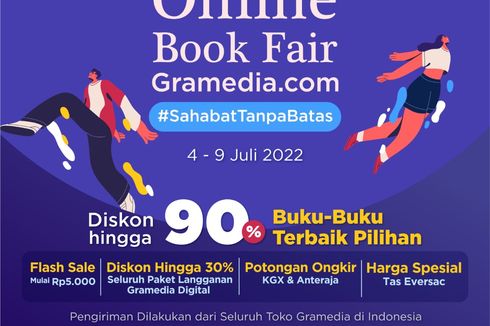 Gramedia Tebar Diskon hingga 90 Persen di Online Book Fair