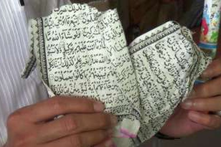 Petasan berbahan kertas dari Al Quran beredar di Pangkalpinang.