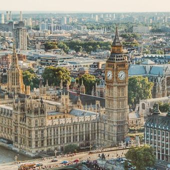 Sudut Kota London, Inggris.