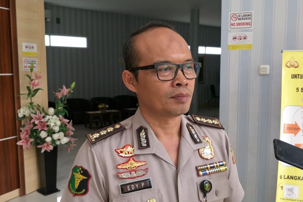 Kepala Instalasi Forensik Rumah Sakit Polri Kramat Jati Kombes Edy Purnomo di RS Polri Kramat Jati, Jakarta Timur, kepada awak media, Rabu (27/11/2019).