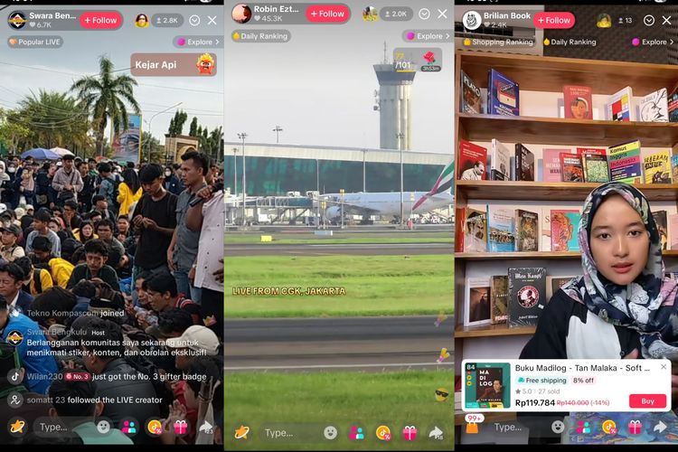 Live Streaming TikTok Naik 65 Persen, Kreator Tembus 10 Juta