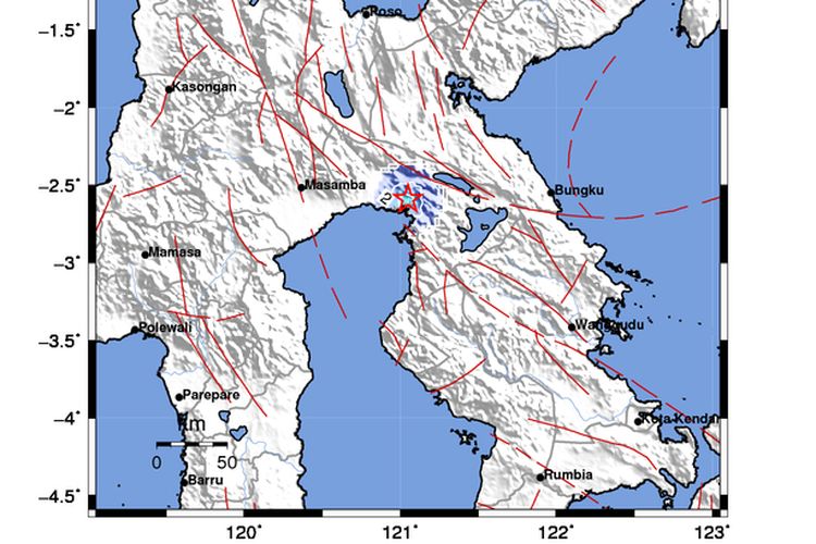 Gempa magnitudo 3,5 terjadi di Kabupaten Luwu Timur, Sulawesi Selatan, Senin (30/01/2023) pagi, sekitar pukul 09:04:50 WITA.