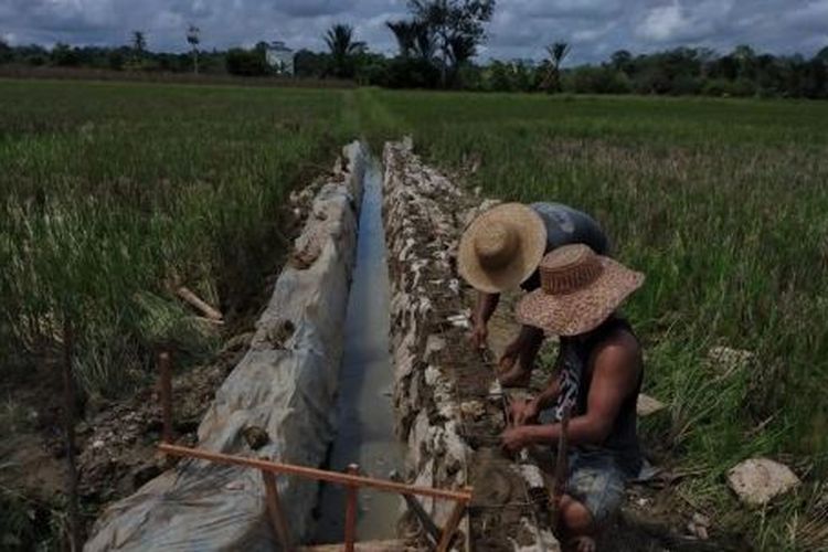 Kementan berusaha meningkatkan produktivitas di musim tanam kedua, salah satunya adalah memperbaiki jaringan irigasi lewat program RJIT jelang musim kering.