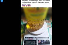 Minyak Goreng 2 Liter ketika Ditimbang Tak Genap 2 Kilogram? Begini Penjelasannya