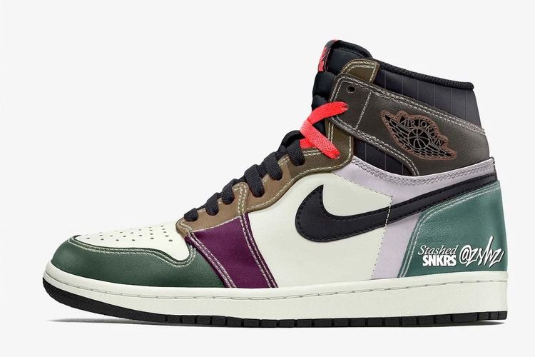 Air Jordan 1 high OG terbaru dengan colorway Hand Crafted 