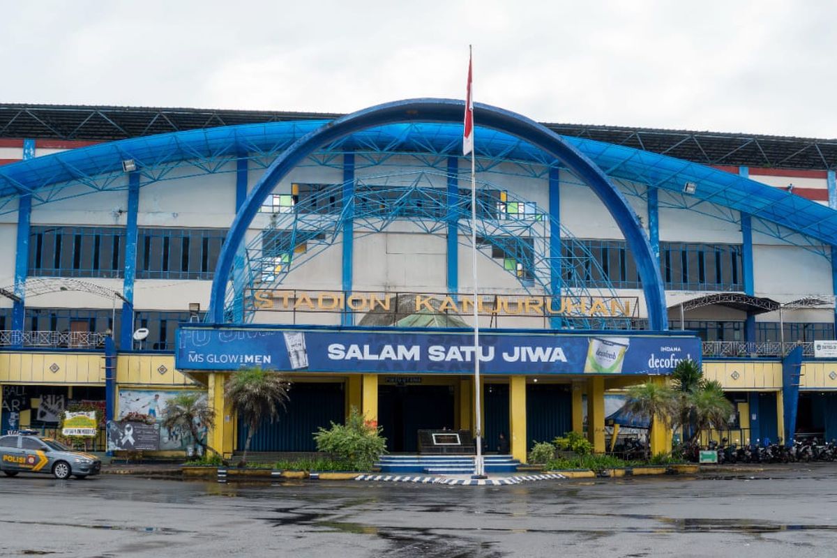 Stadion Kanjuruhan di Kabupaten Malang, Jawa Timur.