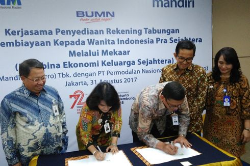 Bank Mandiri Salurkan Kredit Rp 300 Miliar ke PNM