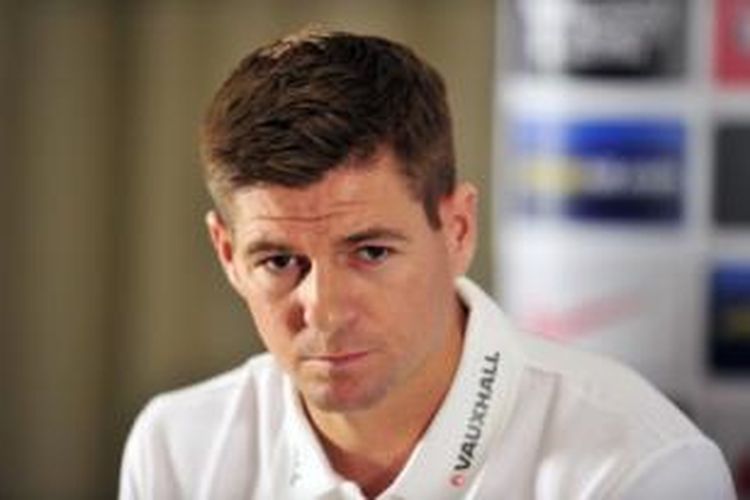 Gelandang Liverpool asal Inggris, Steven Gerrard.