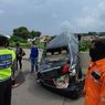Alami Kecelakaan di KM 417 Tol Semarang, Sedan Altis Tersangkut Pembatas Jalan