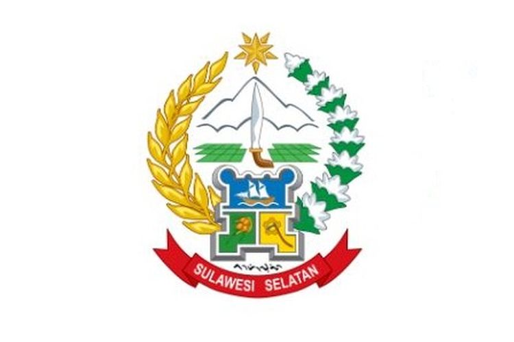 Lambang Provinsi Sulawesi Selatan.