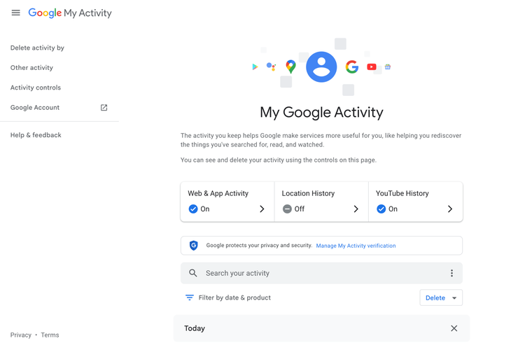 Ilustrasi Google Activity