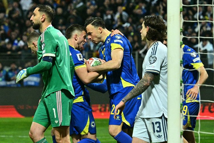 Hasil Bosnia Vs Italia 1-1 (ap. 4-1): Azzurri Gagal ke Piala Dunia Tiga Kali Beruntun!